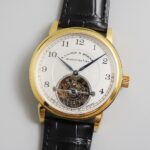 新版朗格1815 Tourbillon系列真飞轮 搭载复刻原版朗格Cal．L02.1手动顶级中轴真飞轮机芯  直径42mm 厚度11mm 绝对值得五星推荐的一款陀飞轮款式 [得意][得意]
