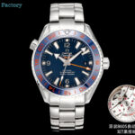 OVS Factory 欧米茄-海马600米 GMT经典王炸！不仅能潜水还能环球飞行更是日常通勤中的隐奢担当！表径45.5mm。质感炸裂，原装8605自动机芯，双T避震！双时区GMT｜60小时动储n🌊 600米防水＋排氦阀｜专业潜水级别n💡 蓝宝石表镜｜抗刮耐磨n⛓ 氟橡胶表带｜舒适贴合、运动感满分n黑到极致，自成格调。 OVS出品 必属精品