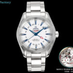 OVS 海马150 米GMT 搭载全新1:1一体机芯。尺寸43mm全新上市！1:表盘：以游艇 “柚木”板为素材 设计独特条纹表盘  GMT 双时区。2:机芯：8605机芯 双发条盒，双向自动上链，（市场唯一对版）3:避震器外观一致，具备真实功能的避震器 OVS ——我们是认真的！