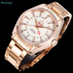 OVS 海马150 米GMT 搭载全新1:1一体机芯。尺寸43mm全新上市！1:表盘：以游艇 “柚木”板为素材 设计独特条纹表盘  GMT 双时区。2:机芯：8605机芯 双发条盒，双向自动上链，（市场唯一对版）3:避震器外观一致，具备真实功能的避震器 OVS ——我们是认真的！