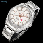OVS 海马150 米GMT 搭载全新1:1一体机芯。尺寸43mm全新上市！1:表盘：以游艇 “柚木”板为素材 设计独特条纹表盘  GMT 双时区。2:机芯：8605机芯 双发条盒，双向自动上链，（市场唯一对版）3:避震器外观一致，具备真实功能的避震器 OVS ——我们是认真的！
