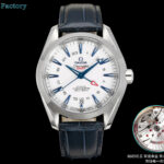 OVS 海马150 米GMT 搭载全新1:1一体机芯。尺寸43mm全新上市！1:表盘：以游艇 “柚木”板为素材 设计独特条纹表盘  GMT 双时区。2:机芯：8605机芯 双发条盒，双向自动上链，（市场唯一对版）3:避震器外观一致，具备真实功能的避震器 OVS ——我们是认真的！