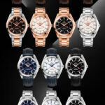 OVS 海马150 米GMT 搭载全新1:1一体机芯。尺寸43mm全新上市！1:表盘：以游艇 “柚木”板为素材 设计独特条纹表盘  GMT 双时区。2:机芯：8605机芯 双发条盒，双向自动上链，（市场唯一对版）3:避震器外观一致，具备真实功能的避震器 OVS ——我们是认真的！