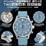 TWS新品nIWC✖️AMG工程师强强联手  骚气十足nIWC万国飞行员新款IW389409“Miramar ”特别版n1.腕表采用904精钢表壳搭配“Miramar ”浅蓝色表盘跟氟橡胶表带 ，是IWC首次在精钢腕表中采用与彩通共同打造的色彩，做工成熟，线条清晰而富有立体感，颜色搭配和谐，非常百搭。2.表盘设计延续飞行员经典的驾驶舱仪表盘风格 浅蓝色颜色搭配使腕表焕然一新 n3.全新透底设计采用7750改自产69385型自动上链机械机芯，上满链后能为腕表提供46小时动力储存n4.双层浅蓝色防眩晕镀膜更能清楚的读时，延续的前作的经典外观，“Miramar ”浅蓝色也成为今年的大热门 绝对是最具万国气质的腕表n5.不惜成本原装开模 搭配专柜独家研发快拆氟橡胶表带nTWS匠心巨作 欢迎品鉴！