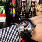 🎩昆仑 CORUM 玩趣鱼眼玻璃 45mm*18mm 头层牛皮 原装针扣 全自动机械机芯 玩趣鱼眼与骷髅头面的结合 加勒比海盗的征服 让冷金属变得有趣有味