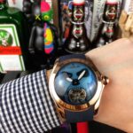 🎩昆仑 CORUM 玩趣鱼眼玻璃 45mm*18mm 头层牛皮 原装针扣 全自动机械 玩趣鱼眼与骷髅头面的结合 佛罗伦萨艺术精雕工艺 让冷金属变得有趣有味