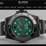 ROLEX劳力士潜航者特别定制版nALL in劲酷登场‼️慢工出细活 一枚可以让你重新认识复刻界工艺制作。全球最强劳力士改装厂BLAKEN最新款以劳力士最热门的绿、黑水鬼相结合，配以扑克元素，经典再次呈现，40mm尺寸，采用ETA2836全自动机械机芯，904L精钢深度DLC镀黑（耐磨抗造的DLC涂层）蓝宝石玻璃6点位带有防伪标，超强🧊冰蓝夜光300米防水 绿色表盘镶嵌立体扑克字钉（⚠️字钉由特殊金边处理立体感更强）大胆的创新只为满足各大表友的改表欲望。