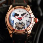 🎩昆仑 CORUM 玩趣鱼眼玻璃 45mm*18mm 头层牛皮/橡树胶带 原装针扣 日本多功能石英 玩趣鱼眼与机械齿轮面的结合 让冷金属变得有趣有味