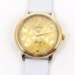 (3s新品)碟飞系列典雅系列.尺寸32.7mm，原厂4061机芯，字面蝴蝶图案采用独特吊饰工艺，搭配白色缎丝皮表带，尽显自然的魅力与美感！
