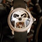 🎩昆仑 CORUM 玩趣鱼眼玻璃 45mm*18mm 头层牛皮 原装针扣 全自动机械 玩趣鱼眼与骷髅头面的结合 佛罗伦萨艺术精雕工艺 让冷金属变得有趣有味