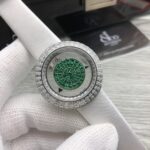 O厂复刻 Jacob&Co【杰克宝】神秘时间-天使之眼！n⚠️原装工艺/正品开模！n⚠️原装瑞士RONDA 1042石英机芯 n⚠️完全正品尺寸：38mmX10.25mmn⚠️施华洛水晶Diamonds(～8.43 ct.)n【高贵 神秘 销魂 】能驾驭妳就来 绝对足够散发妳的独特魅力 精致推荐女士瑞士石英机芯 为你精心打造超超真实实物图拍摄