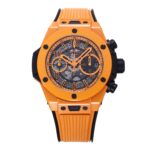 陶瓷领域 谁与争锋nBBF橙色陶瓷问世  HUBLOT 宇舶表BIG BANG Unico 大爆炸系列彩色陶瓷腕表  标配定制恒宝专属UNICO HUB 1280自动计时机芯 3字位镂空日历环，3字盘60分钟计时,（注：市面7750机芯均只能计时30分钟）8字位水平离合 9字位小秒轮 蓝宝石水晶表镜 橡胶表带搭配陶瓷折叠表扣  七彩纹指针质感无可挑剔 42mm 全部功能100%完美实现  天花板级别 欢迎玩家品鉴（BBF出品 必属精品）