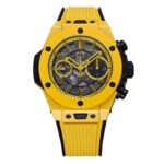 陶瓷领域 谁与争锋nBBF彩色陶瓷问世  HUBLOT 宇舶表BIG BANG Unico 大爆炸系列彩色陶瓷腕表  标配定制恒宝专属UNICO HUB 1280自动计时机芯 3字位镂空日历环，3字盘60分钟计时,（注：市面7750机芯均只能计时30分钟）8字位水平离合 9字位小秒轮 蓝宝石水晶表镜 橡胶表带搭配陶瓷折叠表扣  七彩纹指针质感无可挑剔 42mm 全部功能100%完美实现  天花板级别 欢迎玩家品鉴（BBF出品 必属精品）