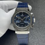 宇舶hublot恒宝表经典融合CLASSIC FUSION系列，直径45mm，表壳316L精钢，耐磨蓝宝石玻璃，施华洛世奇钻石镶嵌，进口搭载进口7750多巧能计时机芯，还原原装所有功能，在不同的时空共鸣，如绘画，如音乐，如时计，独一无二的HUBLOT最配独一无二的他，经典融合计时腕表。