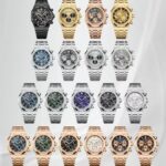 APS新品爱彼15500全陶瓷款式全新到货，凭借陶瓷材质与cal.4302一体机复杂功能的结合，成为工艺与创新的典范，既延续了皇家橡树的经典美学，又突破传统材质限制，堪称现代高级制表的标杆之作n1. 陶瓷材质的优势n高硬度与抗刮耐磨：采用精密陶瓷（如氧化锆）制成，硬度远超不锈钢，日常佩戴不易产生划痕，保持长久光泽。n轻量化与佩戴舒适：相比金属材质更轻盈，减轻腕部负担，适合长时间佩戴。n抗过敏与耐腐蚀：陶瓷化学性质稳定，不易引起皮肤敏感，且抗汗水和腐蚀。n独特质感：表面经精细抛光或哑光处理，呈现深邃光泽或低调质感，一共推出三款配色黑色白色和稀有的蓝色n2. 表壳与表带设计n一体式结构：APS表壳与表带无缝衔接，延续皇家橡树标志性八角形表圈和“Tapisserie”格纹表盘，陶瓷材质赋予现代感。n复杂工艺：APS采用陶瓷烧结成型难度极高，需精准控制温度与压力，成品率低，凸显技术实力。n细节处理：表带链节经倒角抛光，边缘柔和，佩戴贴合手腕；表壳厚度约10.5毫米，兼顾复杂工艺与佩戴舒适性。nAps出品只为精品