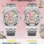 （爆款AP拉布布联名款）限量100个，先订先得，字面采用多色油彩表面加上搪瓷使字面更加光亮 认准OMF赠送拉布布钥匙扣 皇家橡树系列女表  直径34毫米，厚度9n1:表壳采用精钢，搭配防炫目处理高透蓝宝石水晶玻璃镜面和表底，全部数据材质采用正品扫描打磨而成n2:搭载9015改Calibre 5800自动上链机芯，采用为该款式特别设计的玫瑰金金自动摆陀。走时稳定。n3:钢带每个细节确保吻合正品，最人性化的对标正品头粒缓冲n4:表盘格纹细节清晰，搭配荧光立体表针，表针夜光采用进口夜光填充，更持久。n完美尺寸更优雅的搭配你的手腕 匠心之作