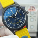 AOF 全面升级 V7 版 马克 飞行员PILOTS WATCHES全系列n1️⃣利用最新的精密AI电喷技术，n终于试验出少量的零色差的万国色值n2️⃣全场唯一去除紫色温的黑面，开启了字面新工艺的 ＂狂飙’之战！ 🔴n3️⃣字體是完美油印100%和原版相同的字体 进口超强夜光⚠️n终极版己完美修正纤细大小同步原版！！⚠️n而日本进口机芯9015 2892正完完全全符合这特征，n最新批次日本纯进口9015 2892更显精准，耐用，摆陀低噪，零返修！n从而成为马克 飞行员 所有款式的首选机芯！n限时价格不菲的新氟表带㊙️n目前市面上唯獨完美對標原版更多新品